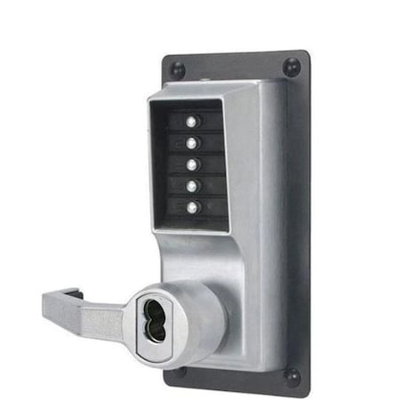 Dormakaba kaba: Exit Trim Lock with Lever, With Key Override, SFIC, LH KABA-LLP1020B26D41